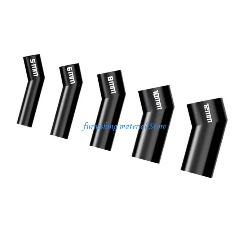 

Y5GD 5Pcs Air Guns Nozzle 5 6 8 10 12MM for 861 Soldering Station Wind Nozzle High Temperatures Resistance Welding Nozzle