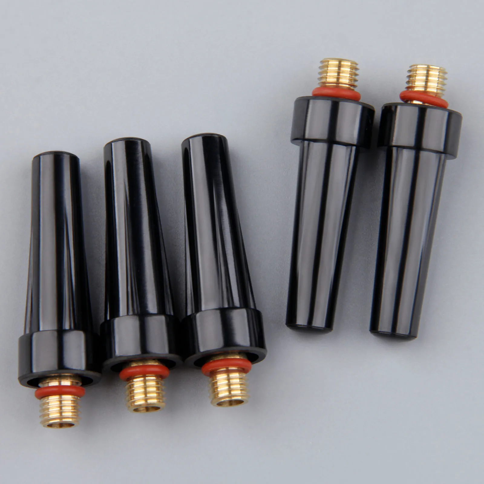 5pcs Medium Back Cups 41V35 Replace Tig Welding Torch WP-9 WP-20 WP-25 Cutting Consumable Machines High Temperature Resistant