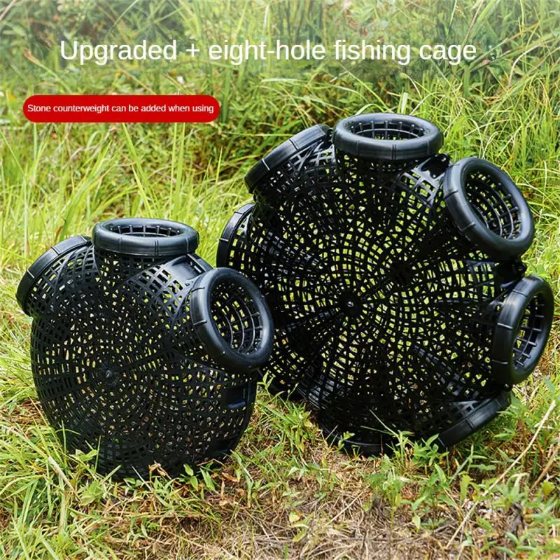 Folding Crayfish Catcher Casting Fish Network Crab Crayfish Shrimp Smelt Eels Traps Mesh For Fishing Net Tackle Cage