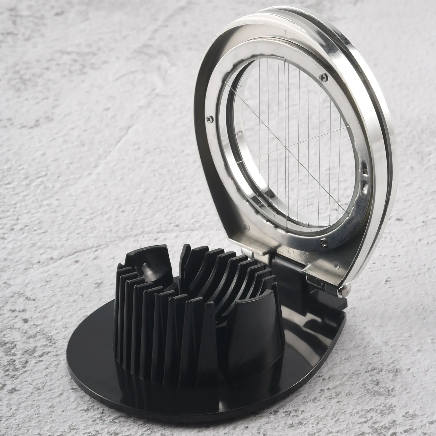 

ABKM Egg Slicer, Egg Cutter Heavy Duty Slicer for Strawberry Fruit Garnish Slicer, Stainless Steel Wire with 2 Slicing Styles