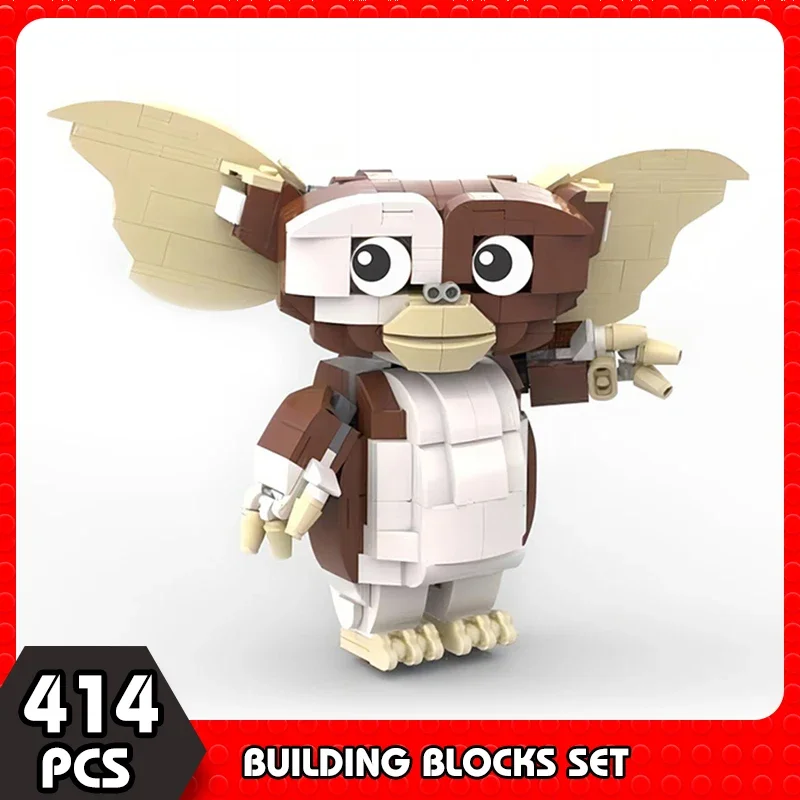 MOC Game Character Gremlinsed Gizmoes Action Figure Elves Building Blocks Comedy Horror Film Brickheadz Halloween Gift Kids Toy