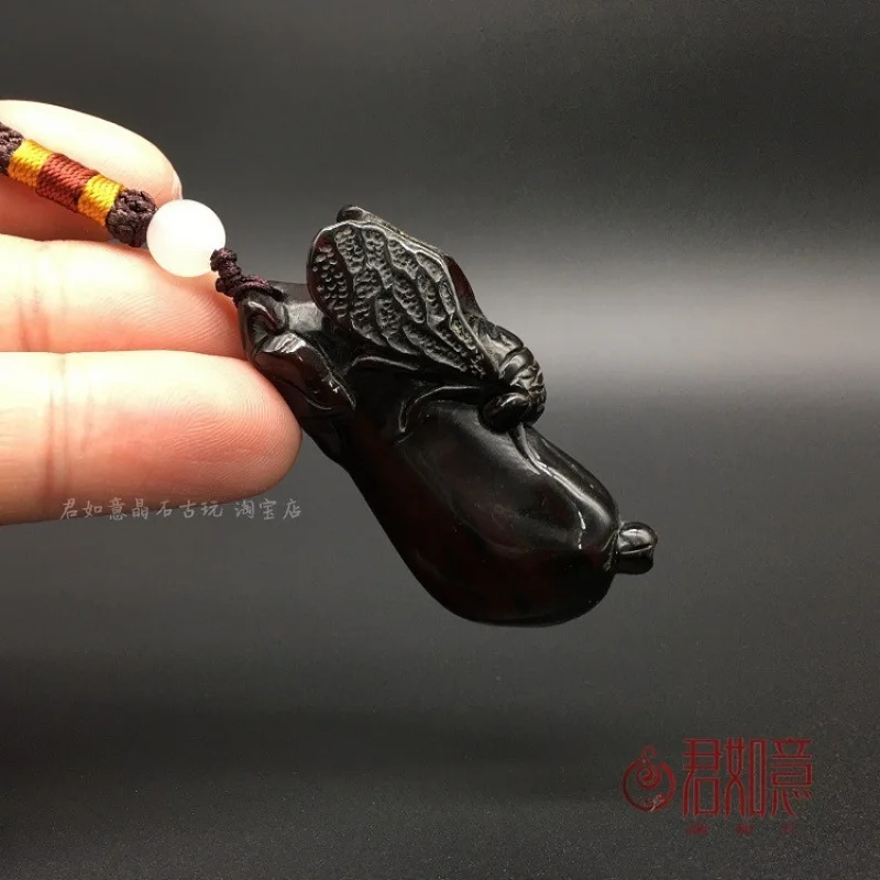 

Рог яка One-Shot Цикада Подвеска Рог Ручной Кусок Цикада Маленький Орнамент Антикварный Ремесленный Рог Резьба Искусственный Антикварный