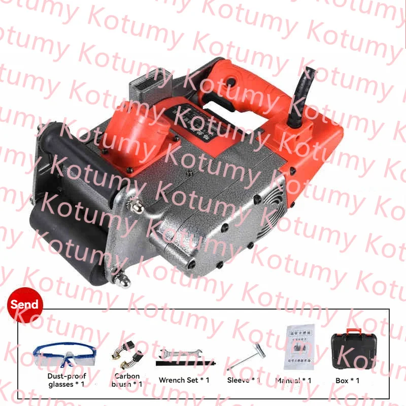 

1100W Foam Brick Slotting Machine Wall One-time Molding Adjustable Depth Wall Slotting Machine