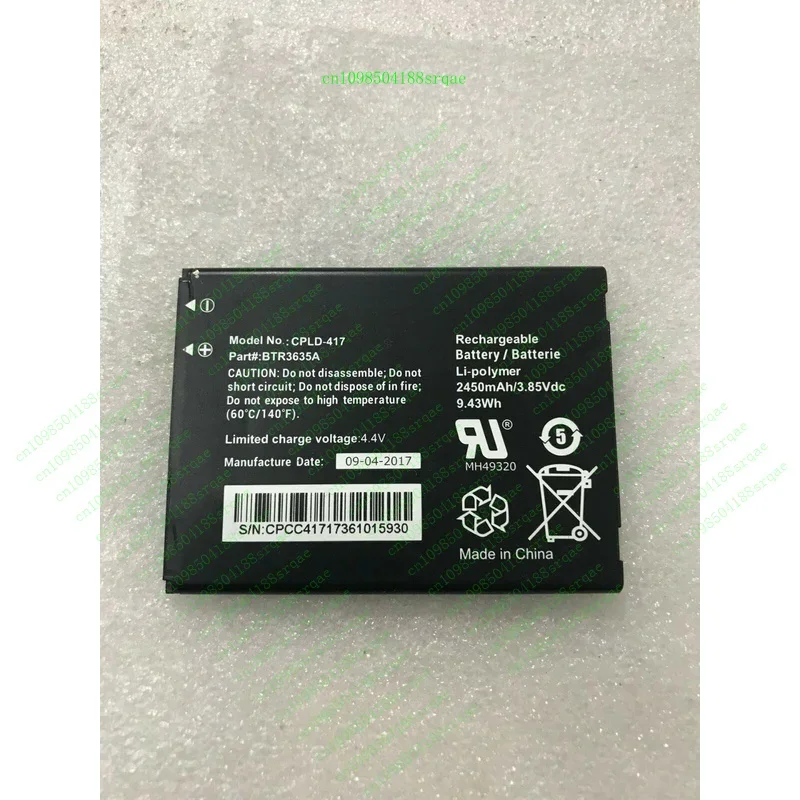 New 100% original CPLD-417 BTR3635A 2450mAh 3.85v For CoolPad Defiant 3632AClippers