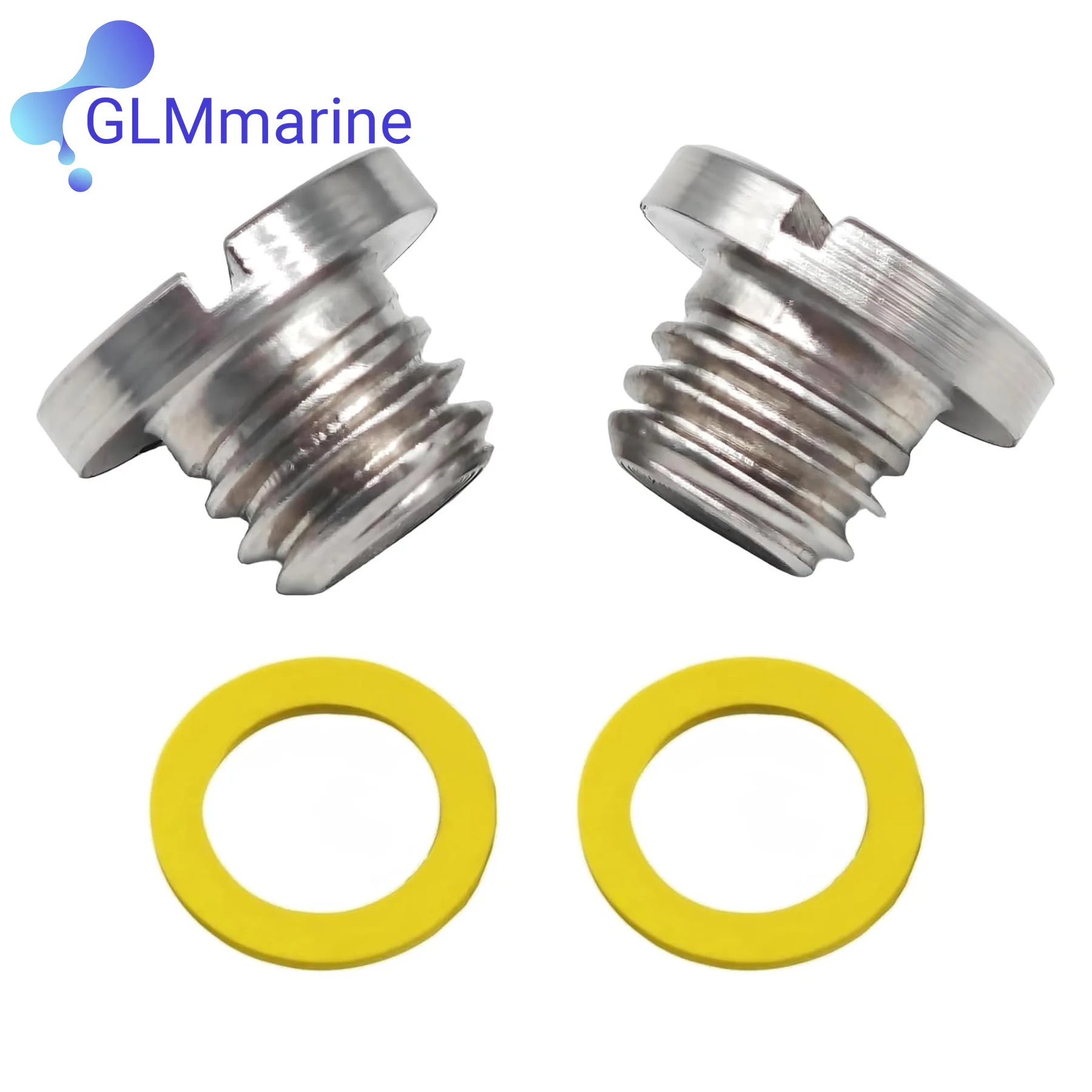 79953Q04 Lower Unit Gearcase Oil Drain Plugs Screw Kit Fits for Mercury MerCruiser Engines Replaces 10-79953A2 Sierra 18-2244 image 4