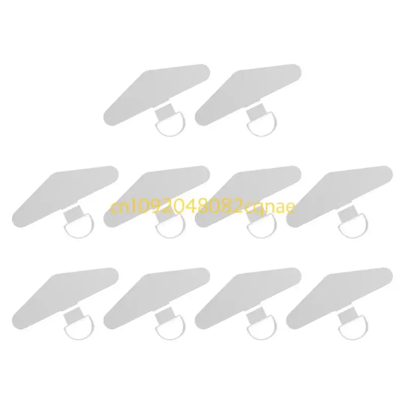 Thin Stainless Steel Phone Clip Rotating Metal Holder for Office Home Travel