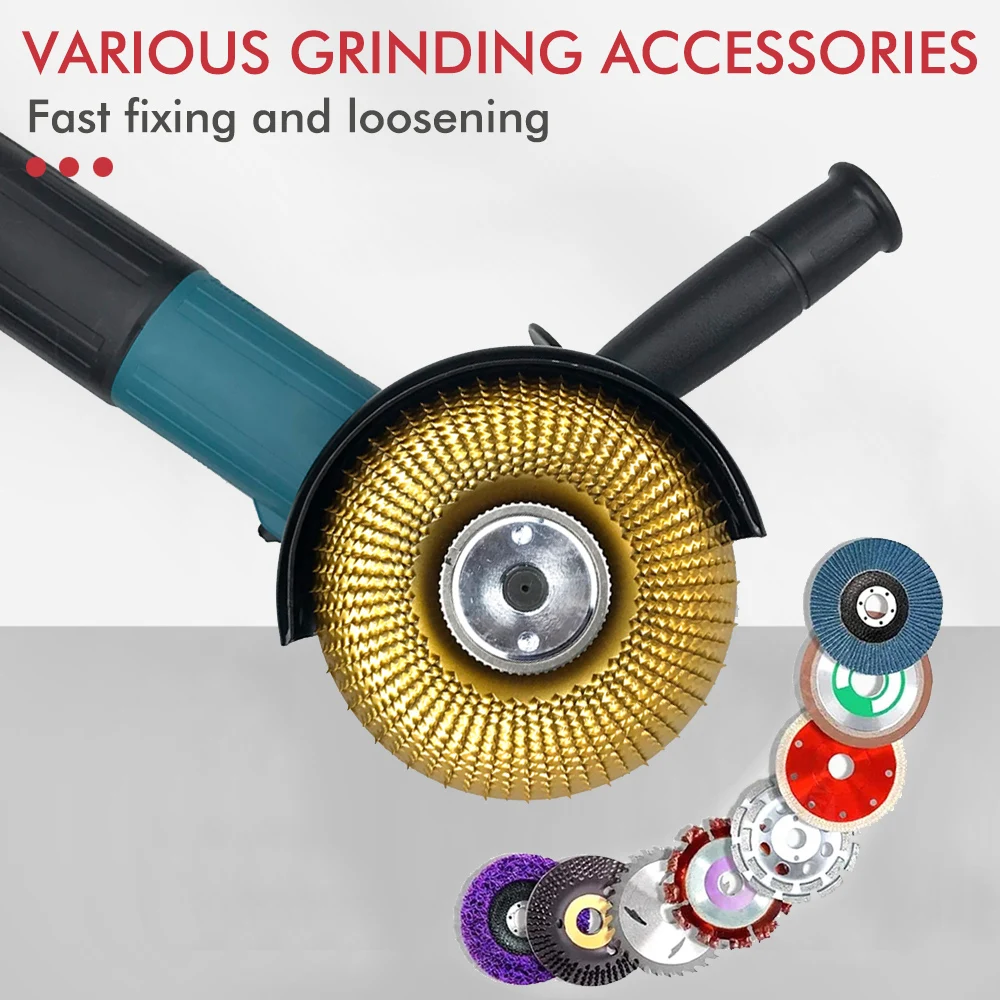 جديد العالمي موضوع زاوية طاحونة لوحة الضغط الإفراج السريع زاوية طاحونة شفة الجوز ملحق لاستبدال لقط أداة