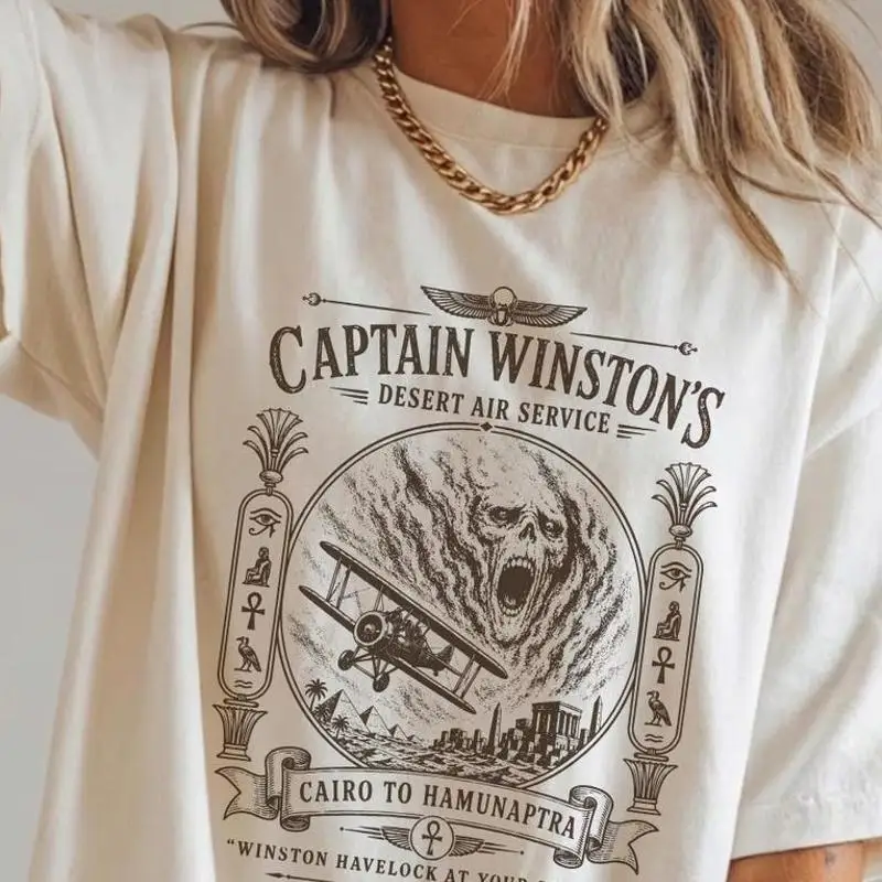 Captain Winston's Desert Air Service The Mummy T-Shirt