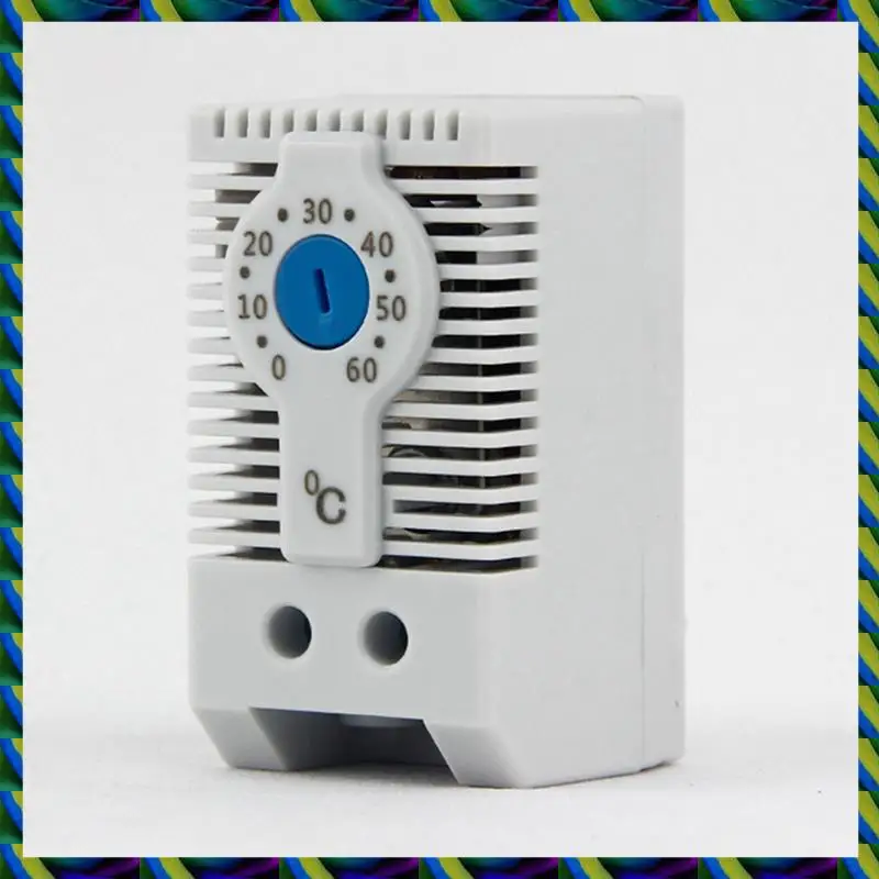 يوميا 4X KTS011 لا عادة مفتوحة قابل للتعديل الميكانيكية متحكم في درجة الحرارة خزانة ترموستات Din السكك الحديدية ، تستخدم للتبريد