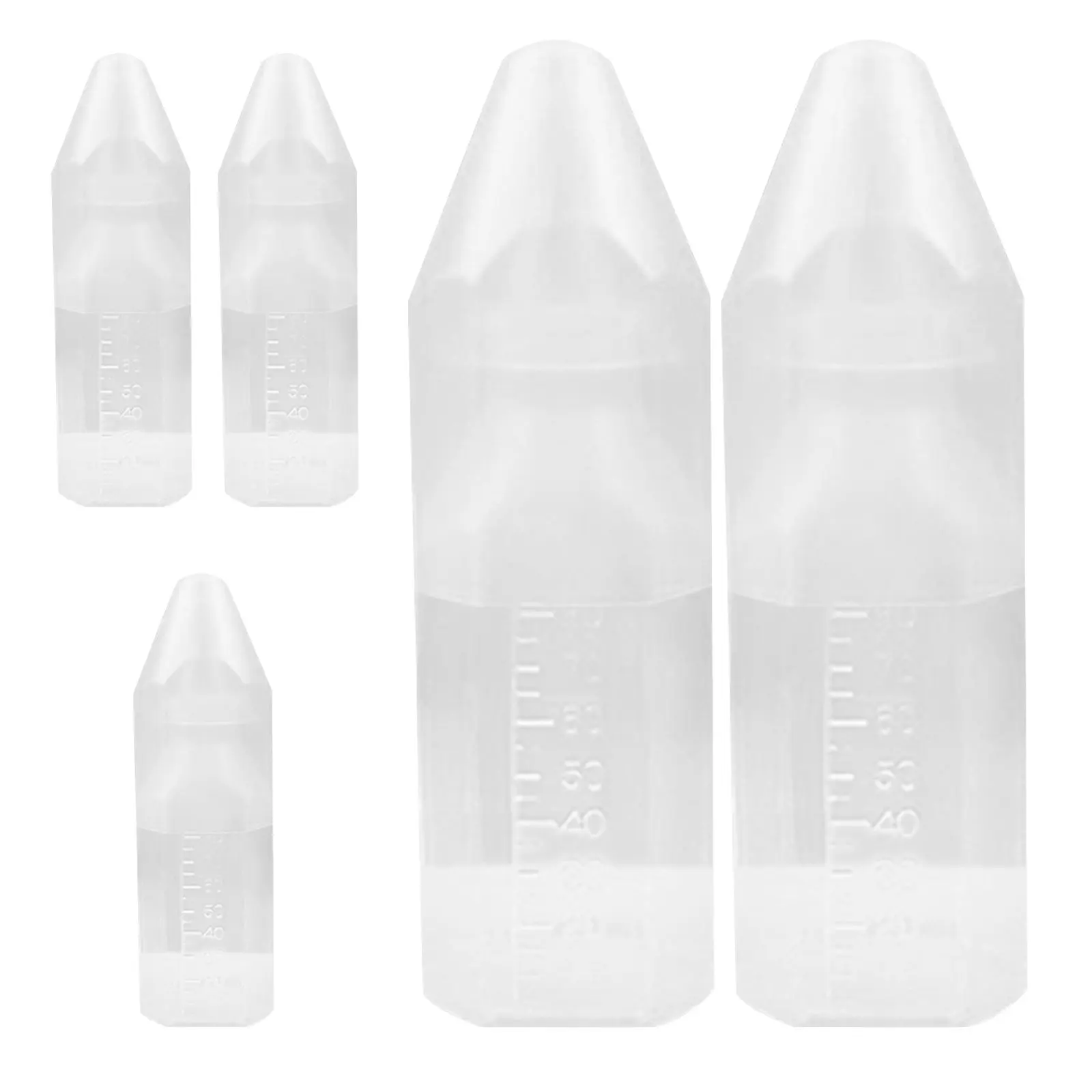 

5Set Disposable Infants Milk Bottles Compact Transparent Feeding Bottle for Baby Nursing Outdoor Nurseries