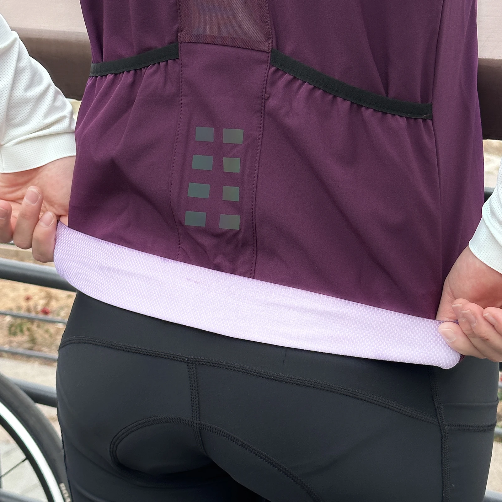 WOSAWE GILET da ciclismo da donna nuovo GILET da ciclismo leggero GILET da ciclismo antivento per donna cerniera a 2 vie