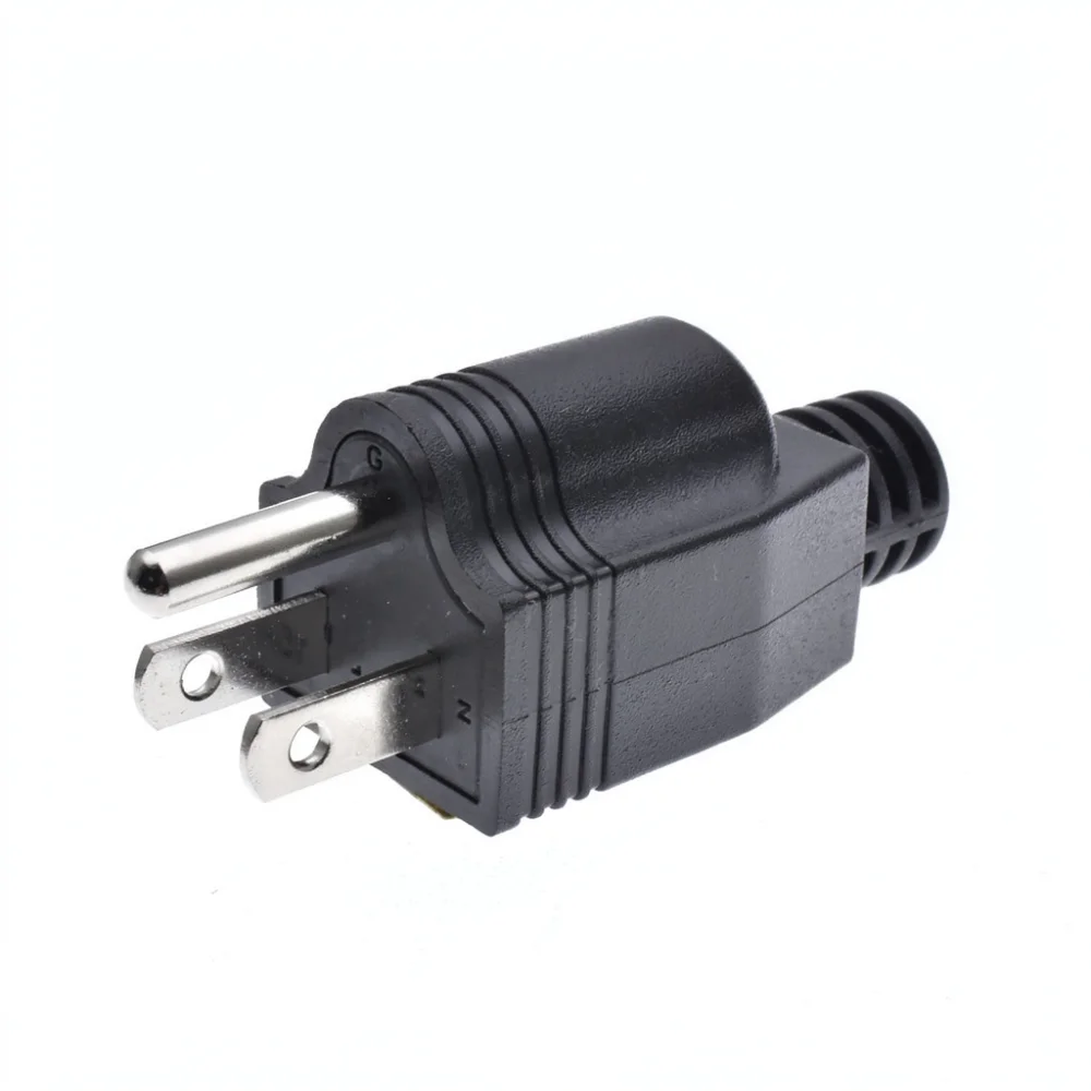 For VOSORON US Nema 5 15P Power Plug Detachable Cord Repair Connector Standard Electrical Replacement Terminal 15A 125V