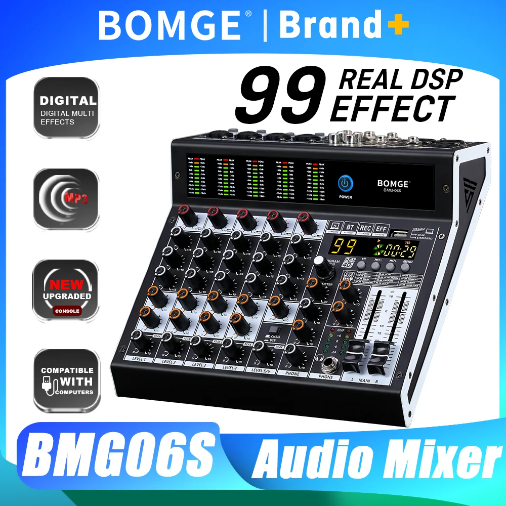 Bomge Audio Mixer 6…