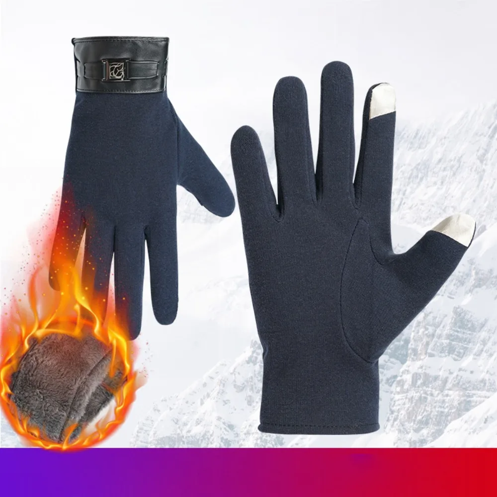 New Touchable Screen Winter Gloves Warm Full Finger Driving Mittens Waterproof Full Finger Gloves Cycling Driving