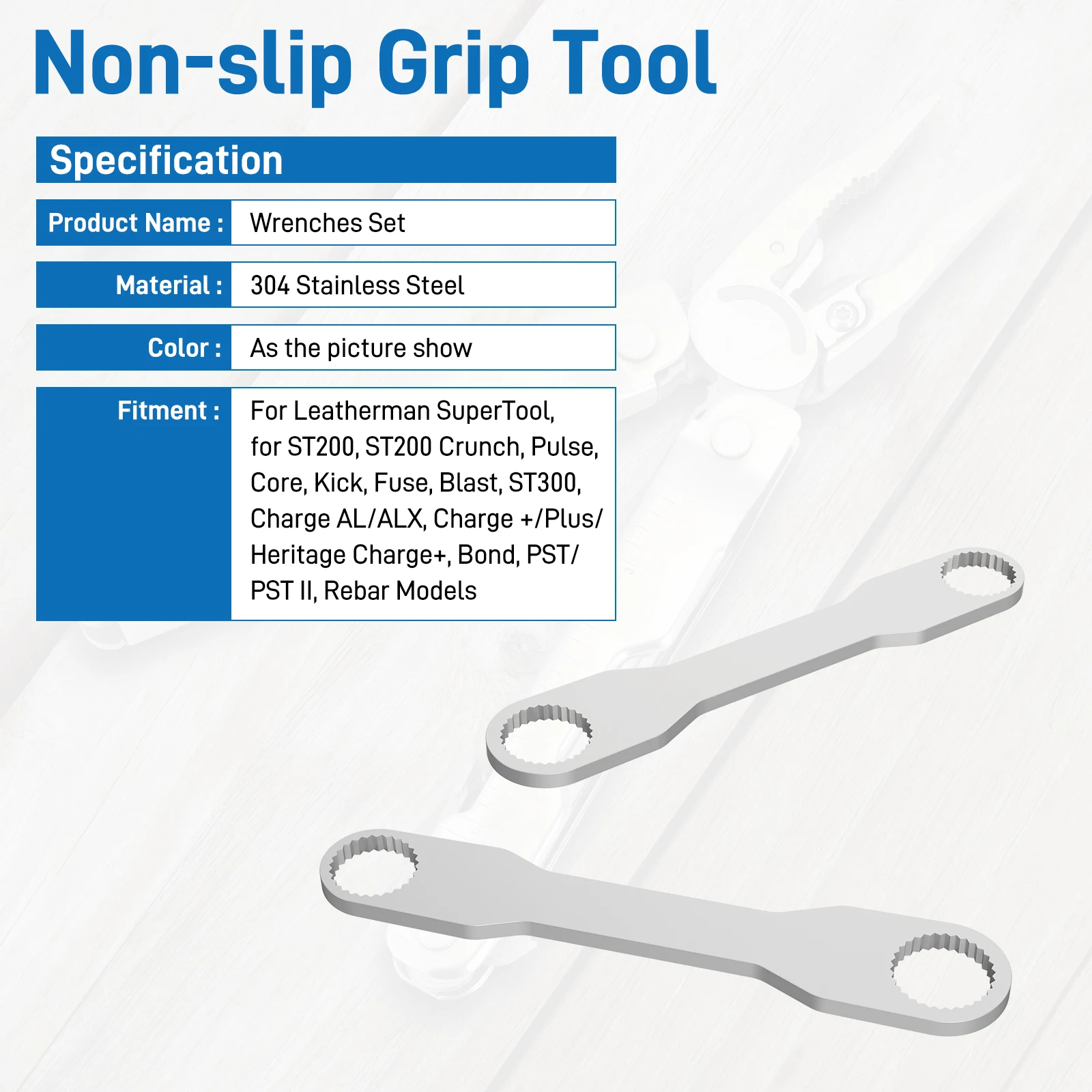 Leatherman 기어 링 래칫 렌치 이중 목적 스패너 조합 래칫 렌치 용 슬림 스틸 렌... - 1