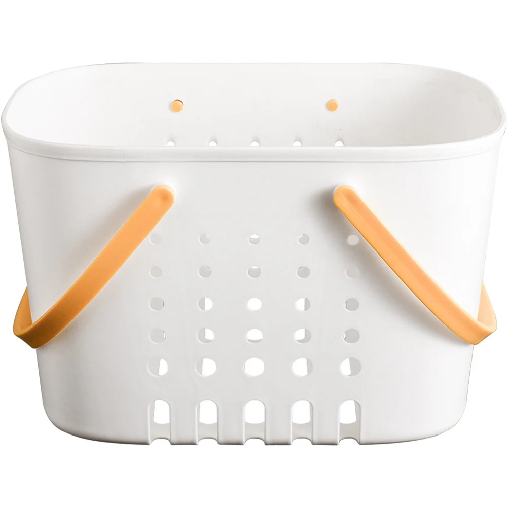 

Bathroom Basket Portable Shower Tote Organizer Plastic Storage Caddy Handles Bathing Supplies Laundry Craft Snacks