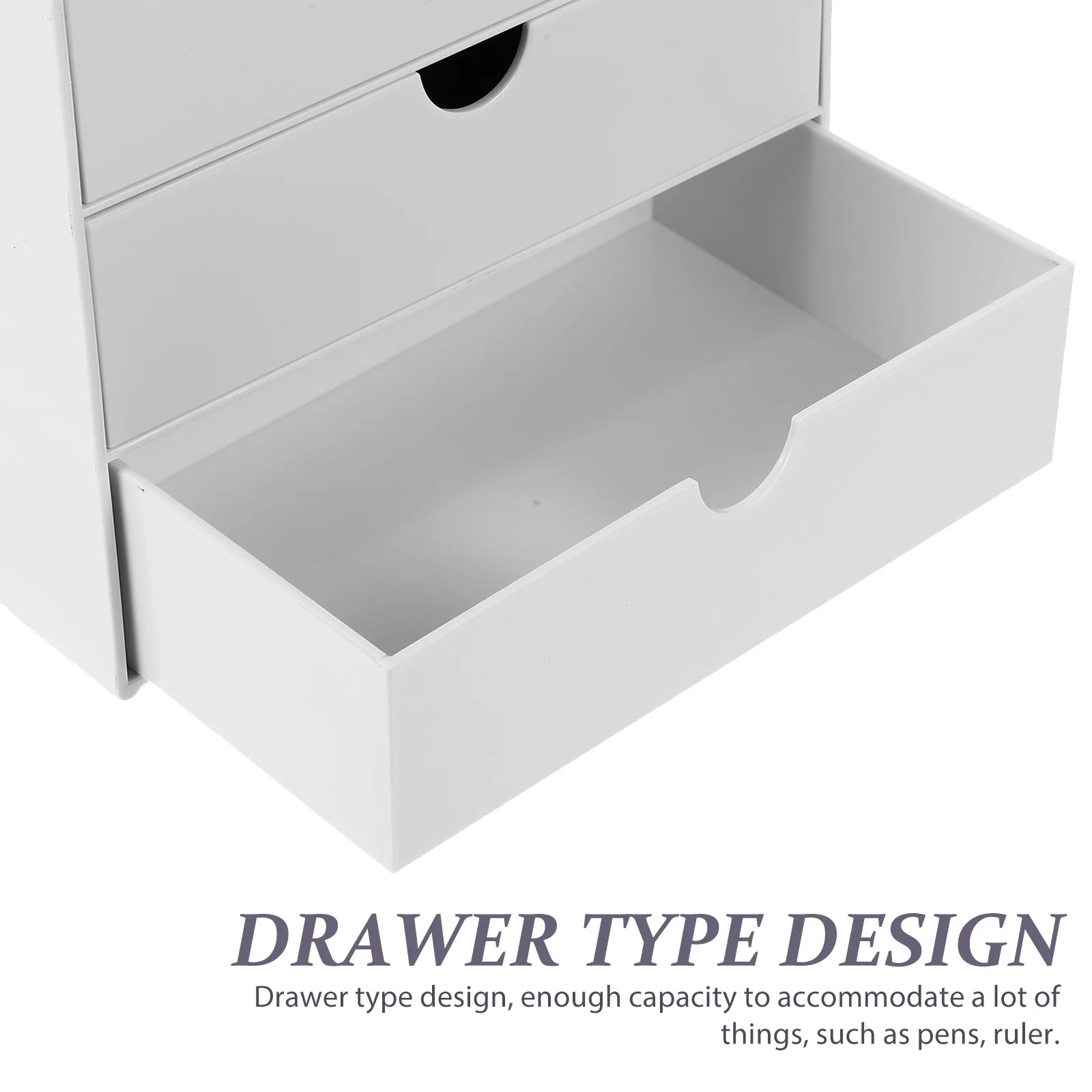 

Desktop Sturdy Storage Box Office Desk Drawer Organizer File Holder Binder Organizer For Office Study Home Use