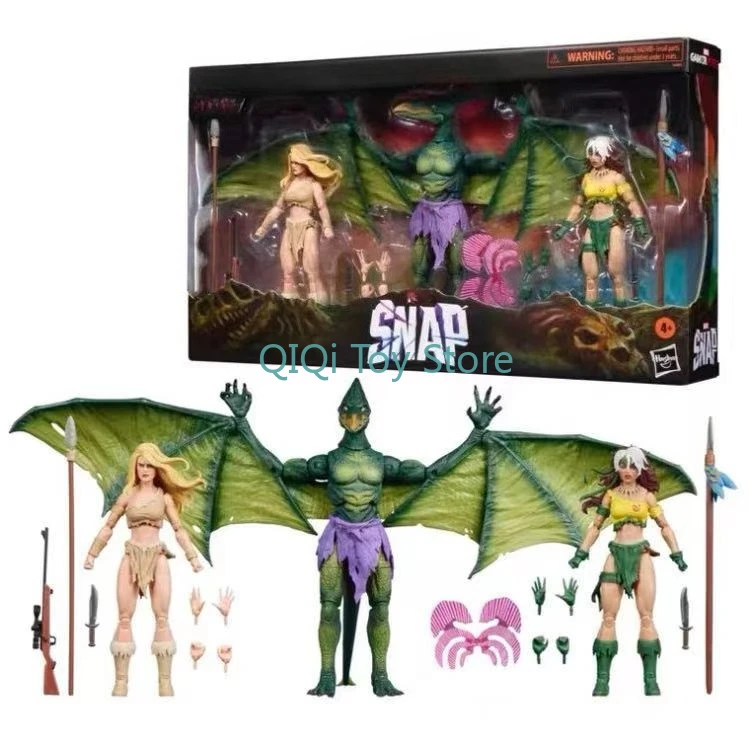 [SDCC Limited] مجموعة هاسبرو ليجند المكونة من ثلاثة أشخاص، فتاة شانا راشا، رجل تنين مجنح