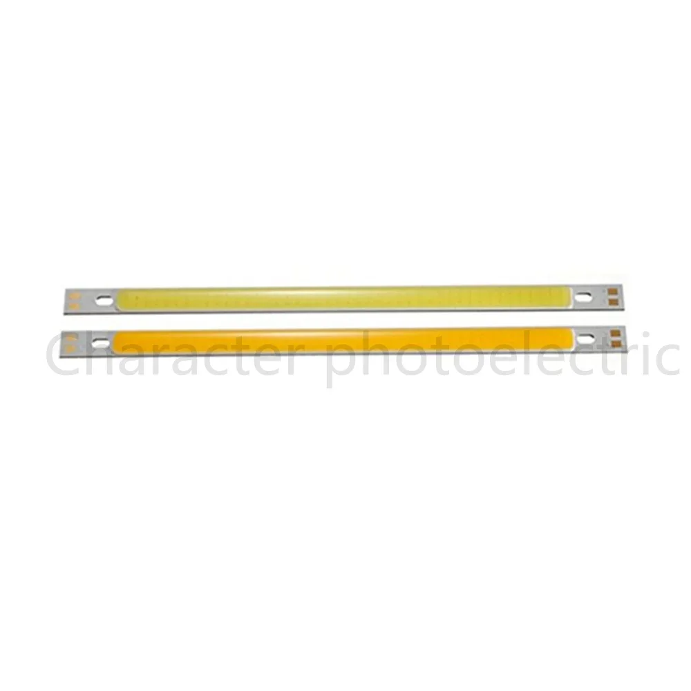 5pcs 200 x 10MM 10W 1000LM For DIY High Quality 12V - 14V COB Warm White Pure White LED Strip Light Lamps Bulb Super Bright