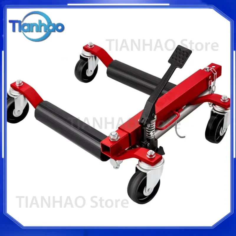 Hydraulic Wheel Dolly for Jack Car Moving Tools Plastic Tube 12 Inch Outlet Approved