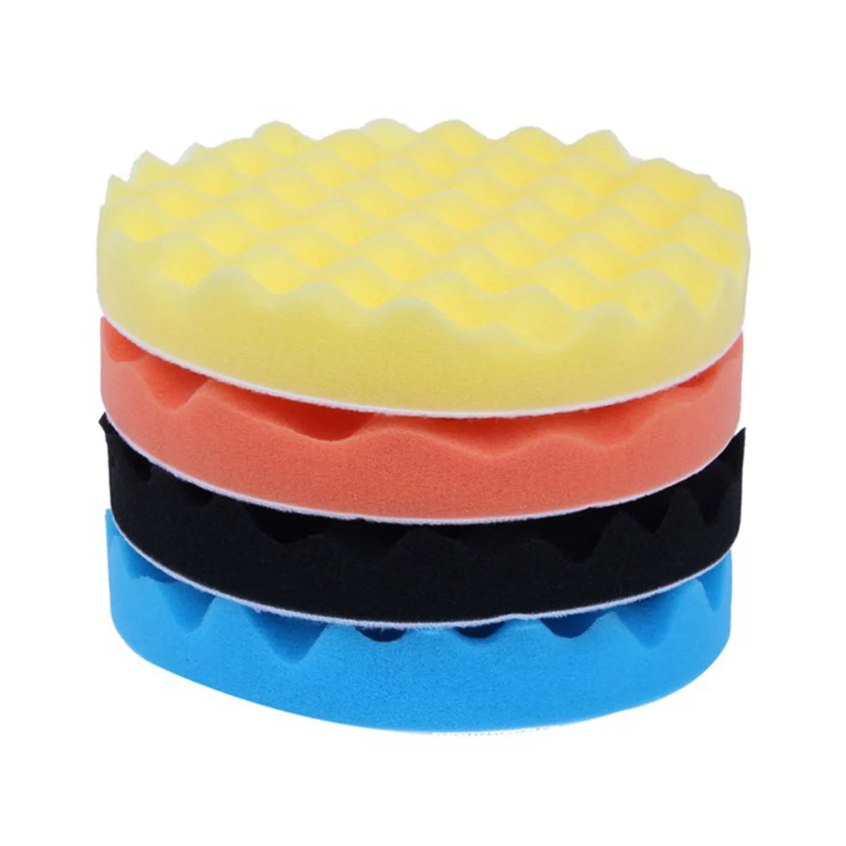 8Pcs 7Inch/180mm Sponge Polishing Buffer Pad Kit Tool for Car