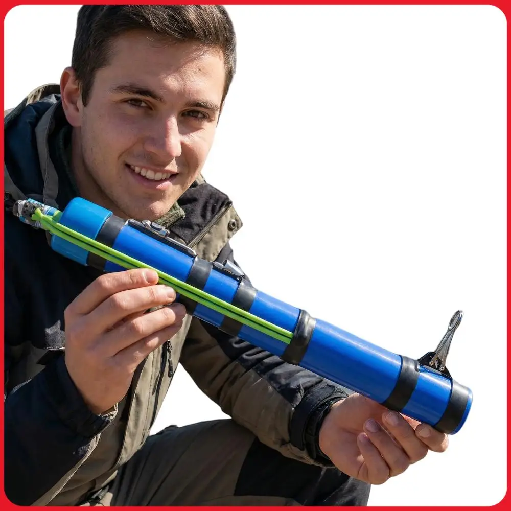 

Удочка-катапульта с катушкой, компактный держатель для удочки, многоразовое оборудование для запуска рыболовных приманок для активного отдыха и путешествий