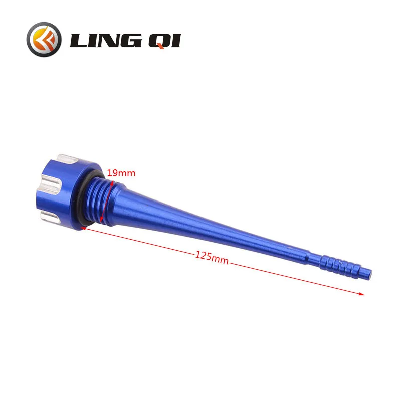 LING QI CNC Oil Dipstick Is Suitable For 110-140cc Horizontal Engines of ATVs And Off-road Motorcycles