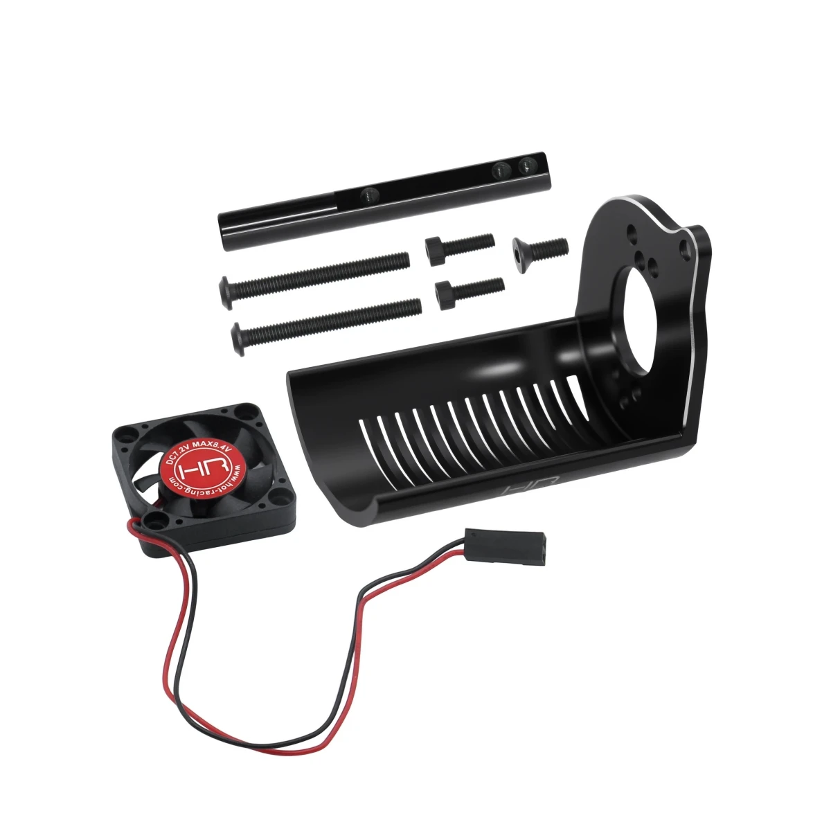 30×30×7.5mm Aluminum Motor Cooling Fan For Tamiya GF‑02 GF01 G6‑01 1/10 RC 540 550 Motor Heat Dissipation Upgrade Parts