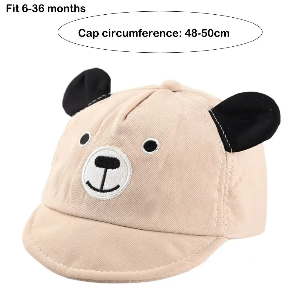 Berretti da bambina per ragazzi Cappello da orso carino per bambini Poliestere Colori multipli Berretto da sole per bambini Cappello di protezione solare Primavera Estate