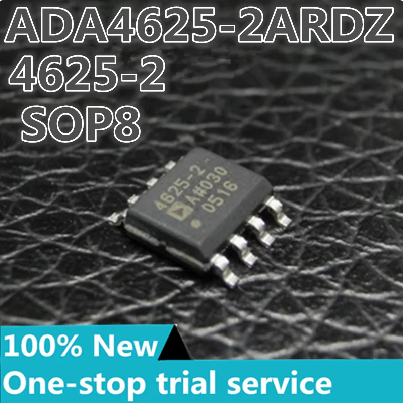 2-100PCS %New ADA4625-2ARDZ ADA4625-2 Silkscreen 4625-2 SOP8 High-performance JFET input precision dual op amp chip