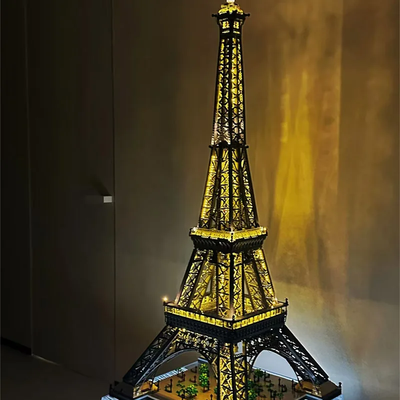 10001 PCS Grande Torre Eiffel Blocos de Construção Tijolos Crianças Aniversário Presentes de Natal Brinquedo EM ESTOQUE