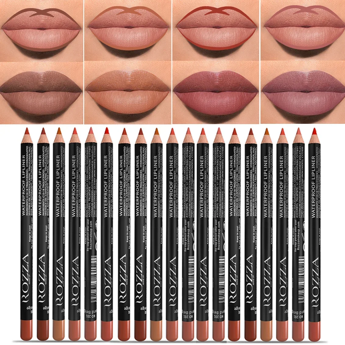 14Color Matte Lipliner Pencil Waterproof Plumping Stain Lipstick Natural Nude Pink Lip Liner Pro Outline The Lips Contour Makeup