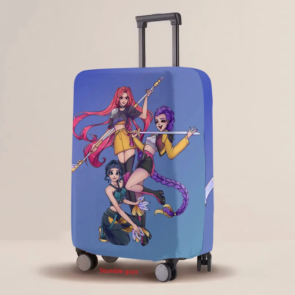 

Kpop Demon Hunters Luggage Cover Fashion Elastic Wear-Resistant Cartoon Print Protective Case Travel Accessories​