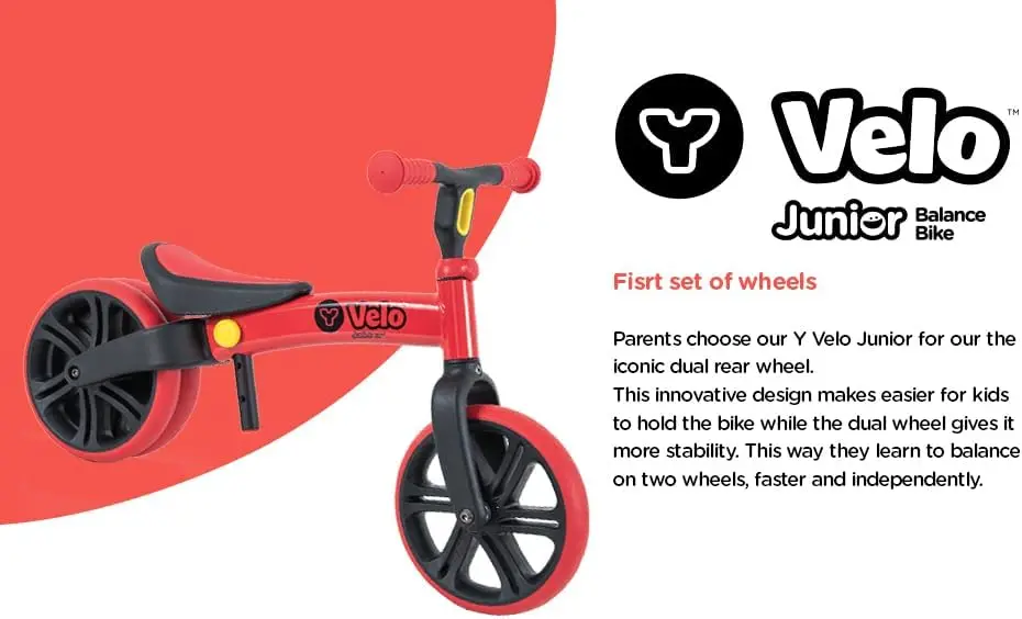 Junior Toddler Balance Bike | 9 Inch Wheel No-Pedal Training Bike for Kids Age 18 Months to 3 Years