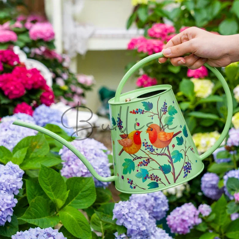 Stainless steel long nozzle watering kettle Potted plant watering kettle Large capacity household gardening watering can