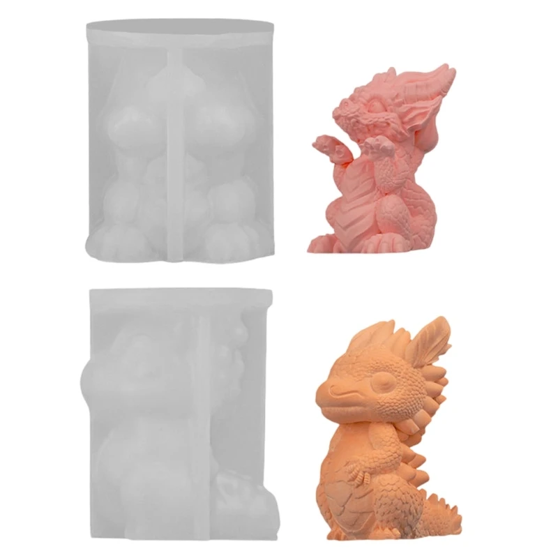 Flexible Making Mould Easy to Demold Silicone Mold Dragon Shaped Mould Practical Jewelry Making Supplies