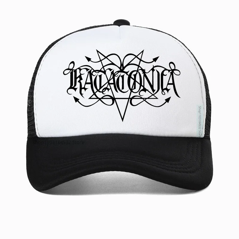 Katatonia Dead End Kings Men czapka z daszkiem moda szwedzka zespół metalowy Katatonia czapka Katatonia fajna letnia siateczka czapki Trucker Gorras