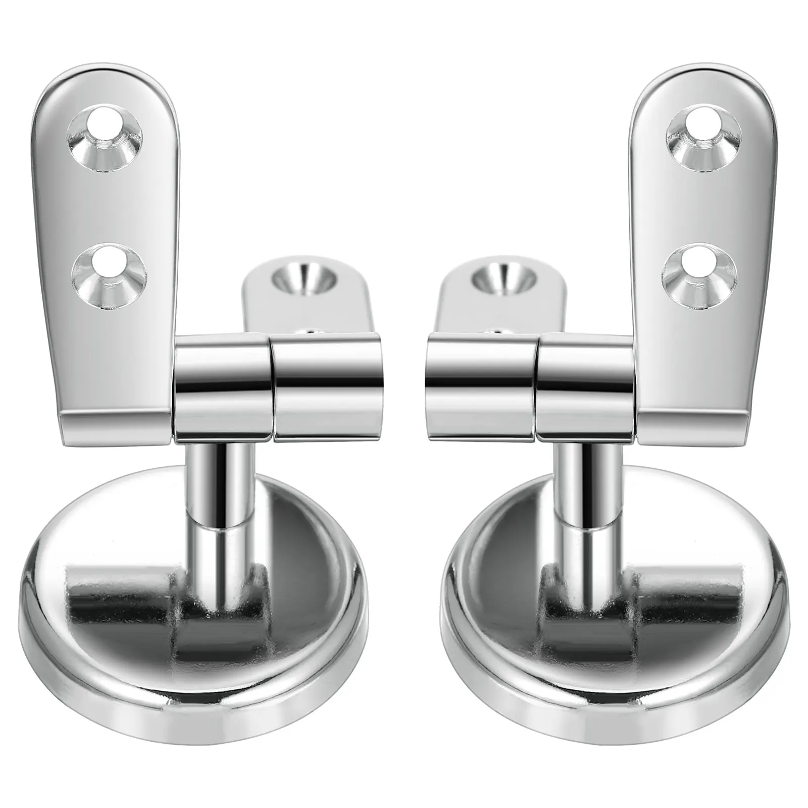

Zinc Alloy Seat Hinge Durable Anti-Rust Strong Zinc Alloy Toilet Seat Hinge Load Universal Replacement for Metal Plastic Seats
