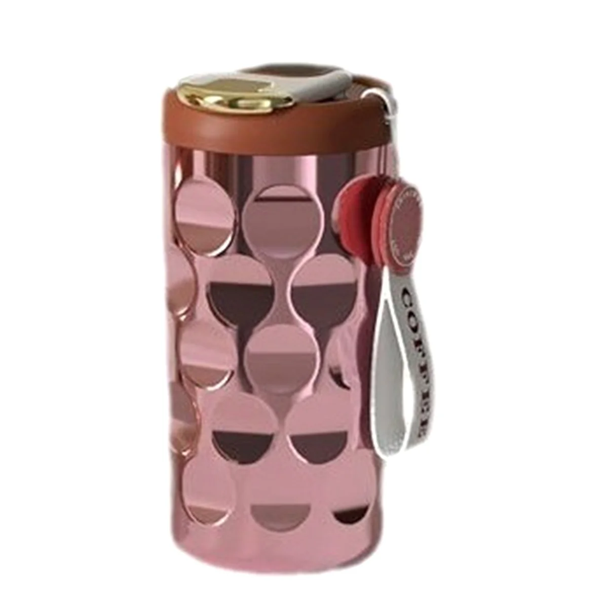 

Stainless Steel Mug Ceramic Liner Thickened High Values Water Cup Portable Diamond Cup Car Coffee Cup Pink [shkw]