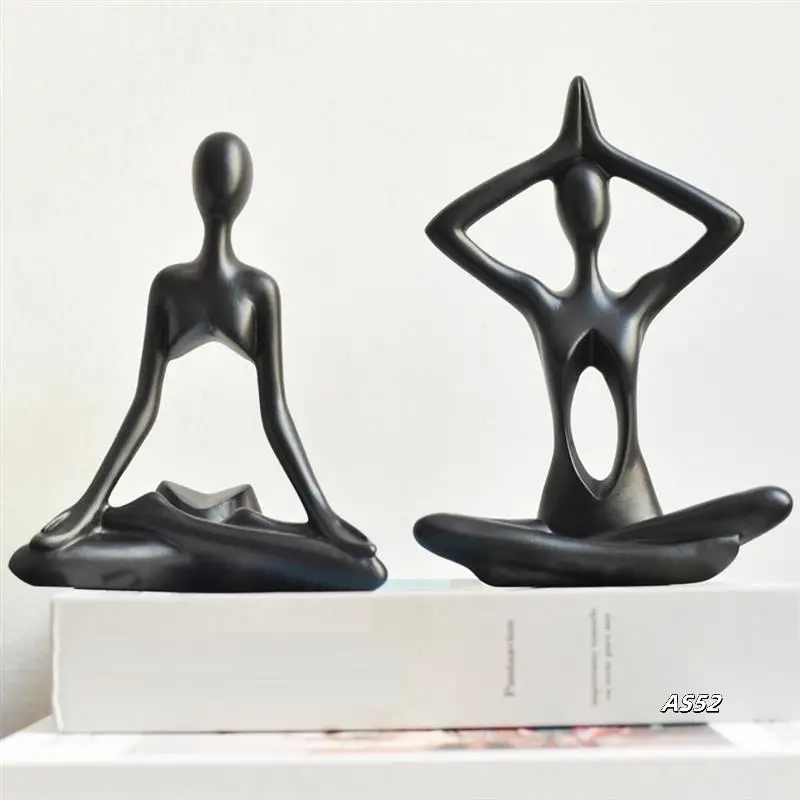 

Yoga Figurine Desktop Yoga Statue Yoga Figurine Set Resin Statues For Home Office Decor Desktop Ornaments
