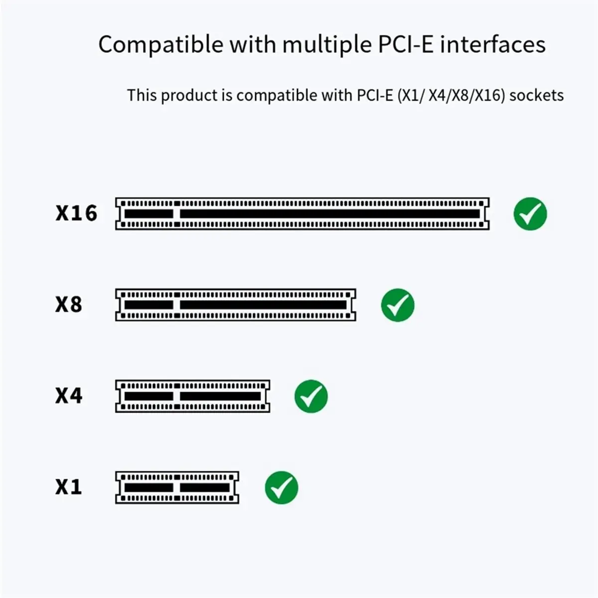 PCIe X1 to M.2 Wireless Network Card Adapter for Desktop WiFi6 / WiFi6E/WiFi 7 Bluetooth Expansion Board