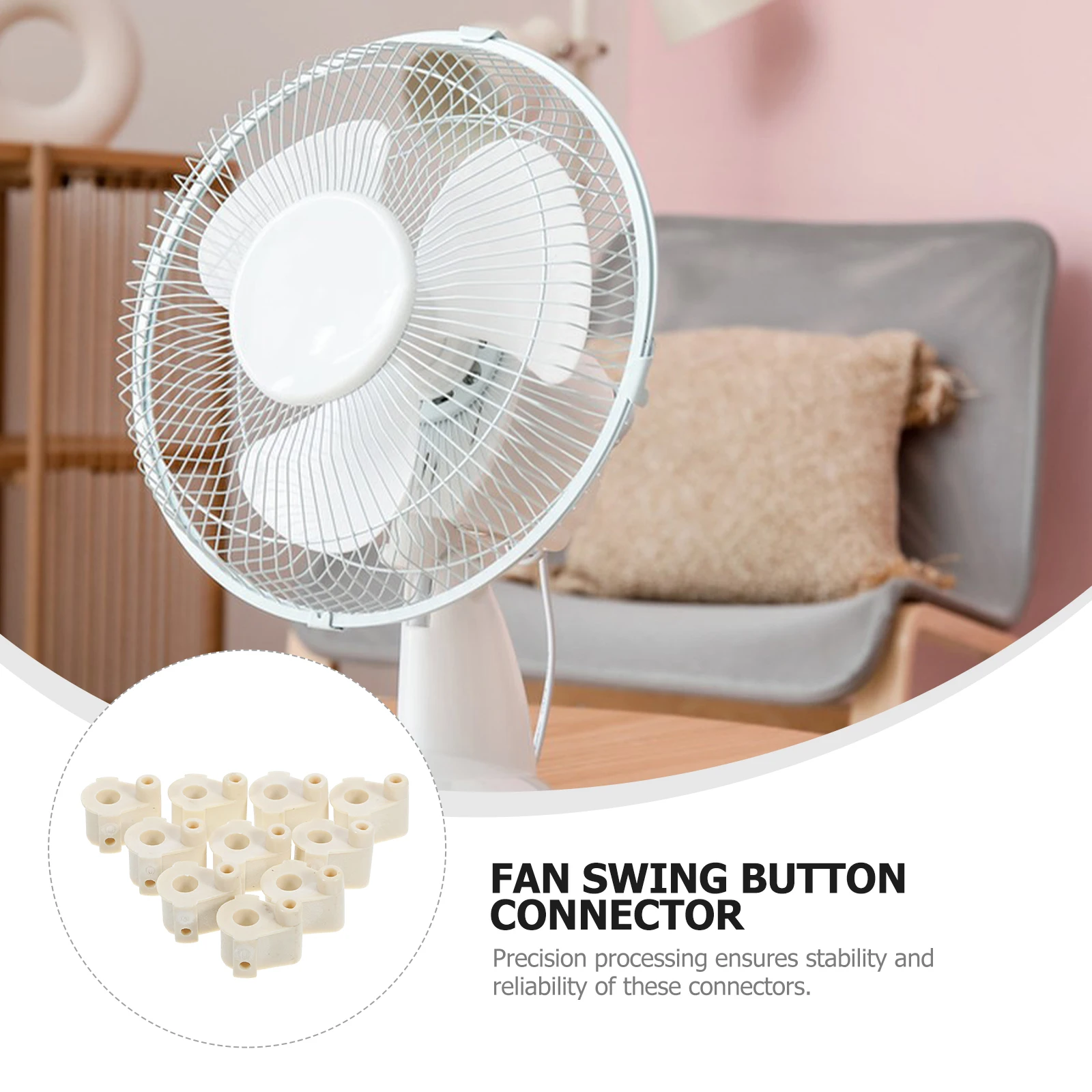 

20pcs Motor Synchronous Shaking Head Rotating Shaft Fan Swing Button Sync Accessory Electric Connector Reliable