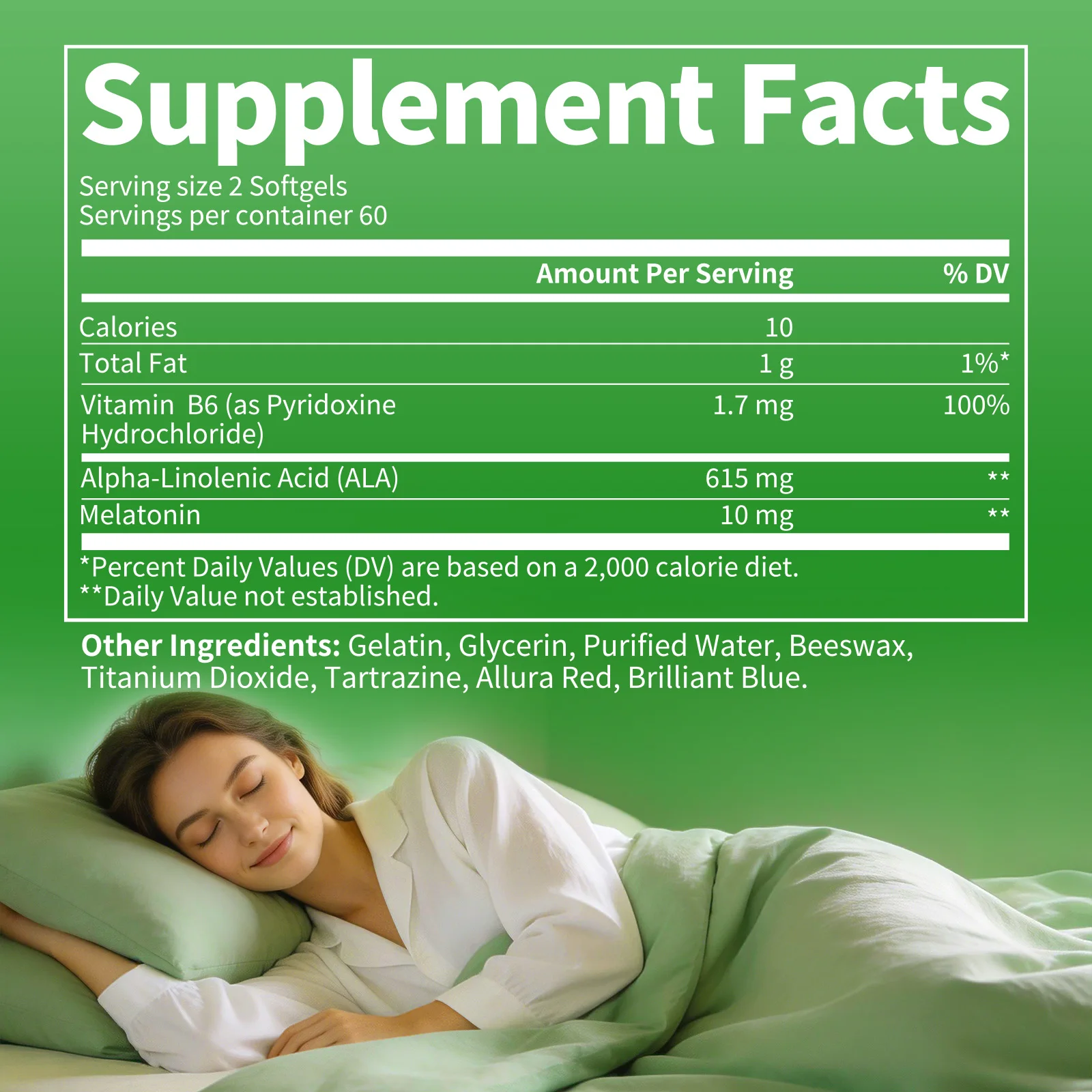 BEWORTHS Melatonin 5mg Vitamin B6 Anti Stress Tools Sleeping Pills Melatonin to Sleep Stay Asleep Longer For Adult Beauty Health