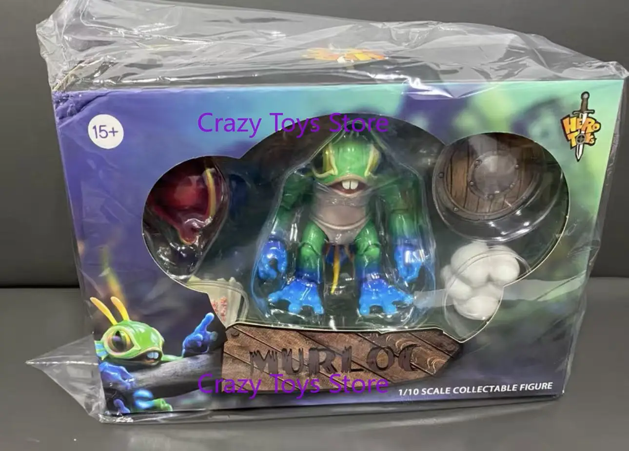 

В наличии Metytoyz Hero Toys VVOVV Murloc с сумкой 15 см, экшн-фигурка, игрушечная модель World of Adventurers Murloc, коллекционный подарок