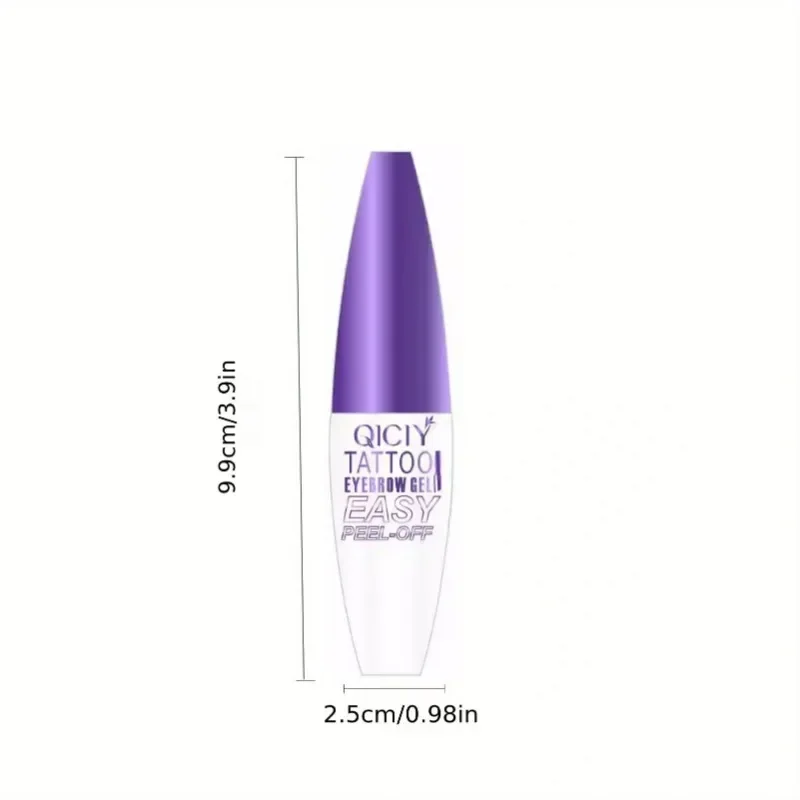 1PC Peel-Off Wenkbrauw Tattoo Gel Tint - Langdurig, Transpiratie, Waterdicht, Gemakkelijk te gebruiken, Perfect voor alle make-uplook