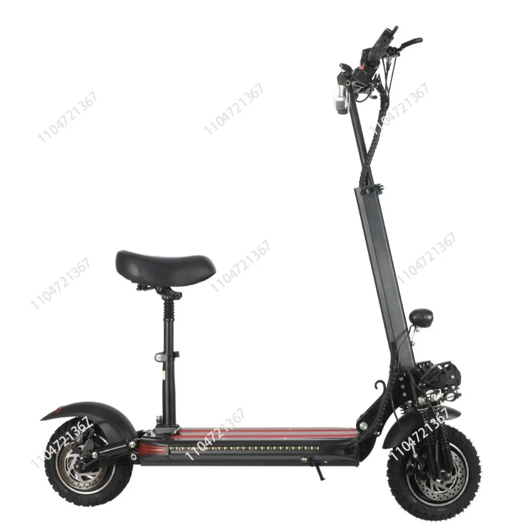 

0 inch electric scooter double drive off-road model adult scooter folding scooter lithium battery