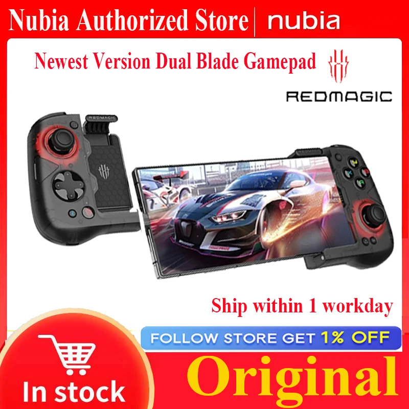 Nubia Redmagic Newest Ver. Shadow Blade Dual Blade Gamepad 2 for Phone Redmagic 9pro 9pro+ Apple iPhone E-Sports Handle gamepad