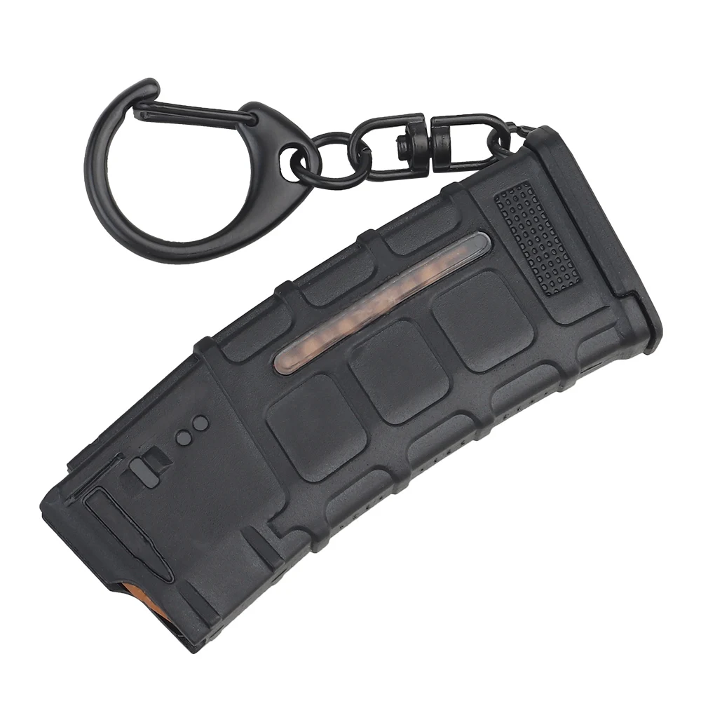 Engineering Plastics MP MAG Model Keychain Molle Vest Backpack Bag Pendant Magazine Shape Model Pendant Key Chain Gift for Men