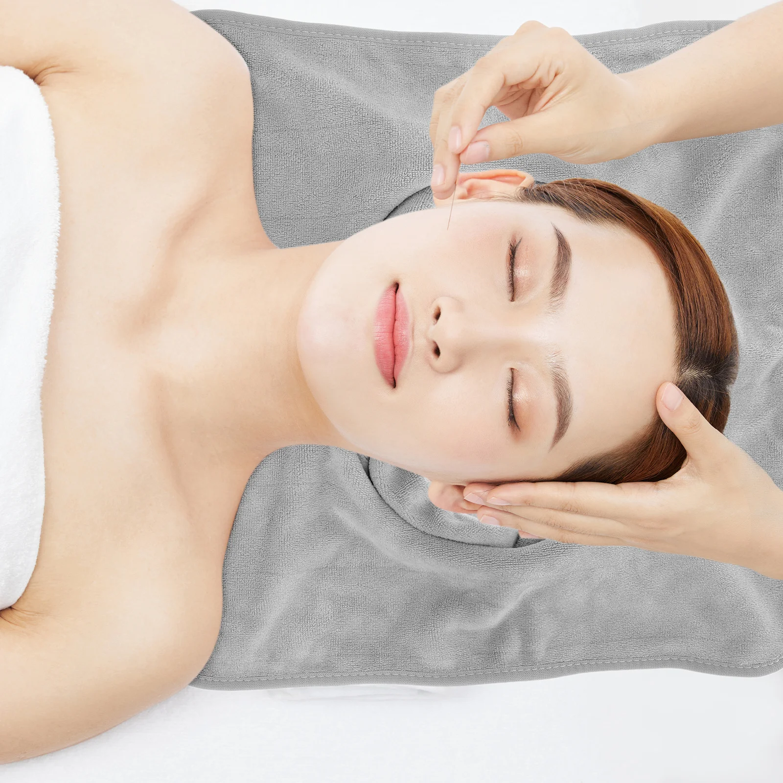 

2 шт. универсальные чехлы для массажного стола из мягкой ткани, подходят для профессиональных терапевтов, домашних пользователей, массажные покрывала для кровати, полотенца