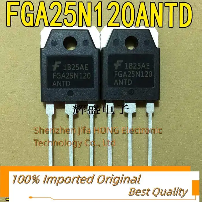 10PCS/Lot  FGA25N120A FGA25N120ANTD  TO-3P IGBT 25A 1200V  Imported Original Best Quality